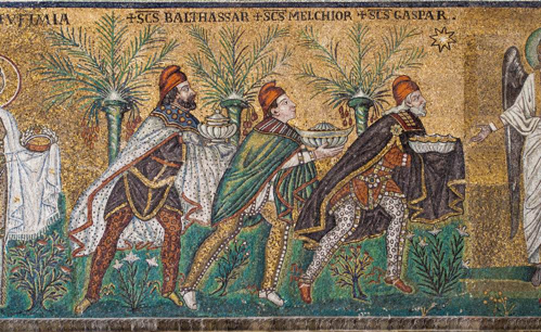 Ravenna Mosaics Magi